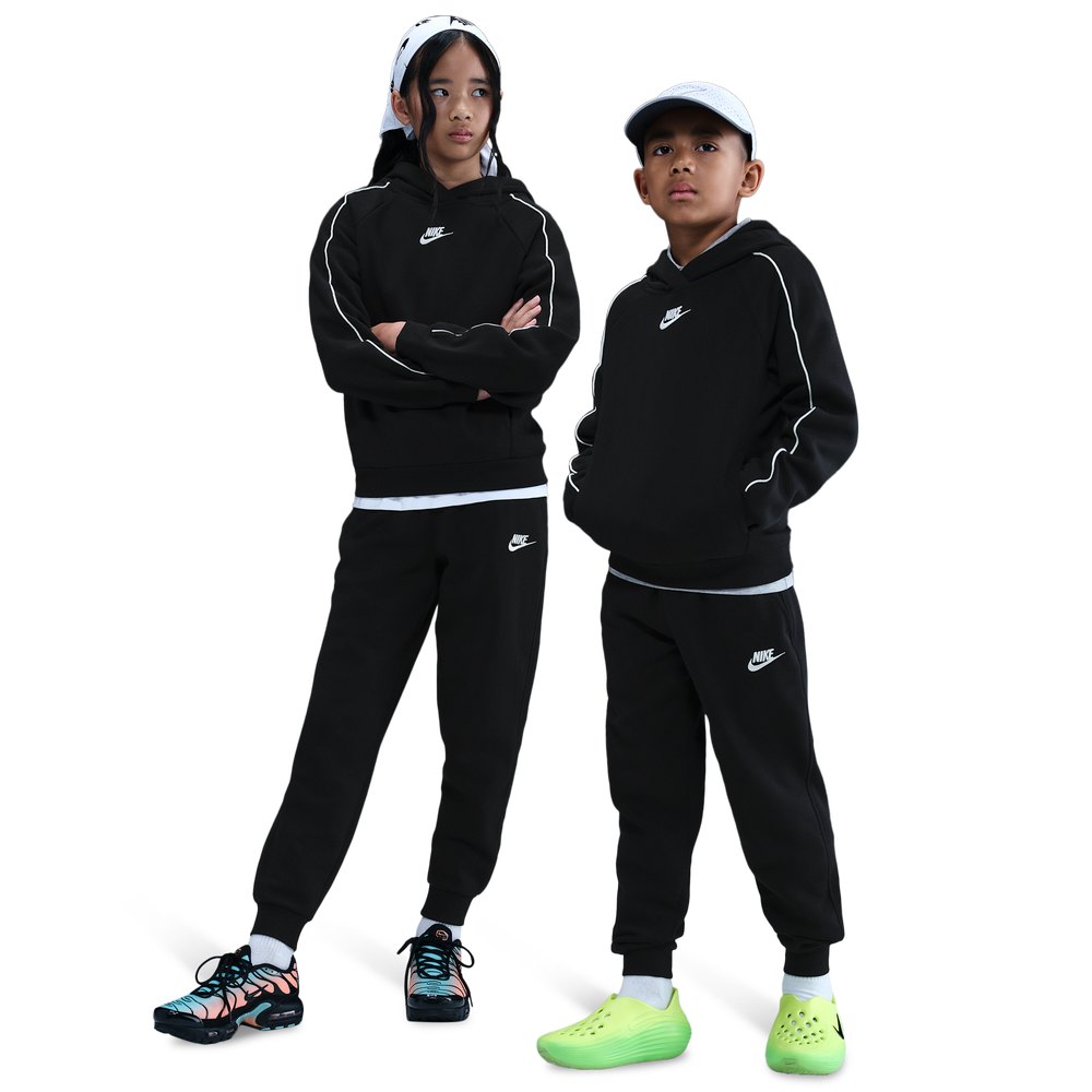 Nike NSW Club Fleece Tracksuit - Black/White/Black